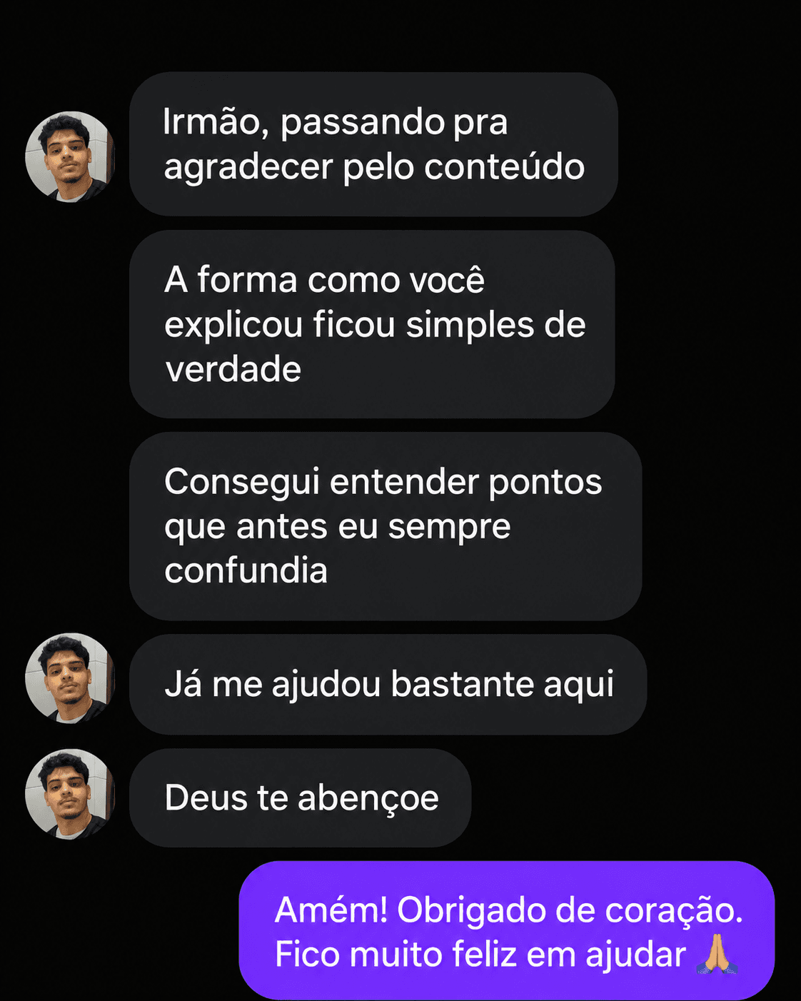 Print de feedback sobre a explicação dos conceitos